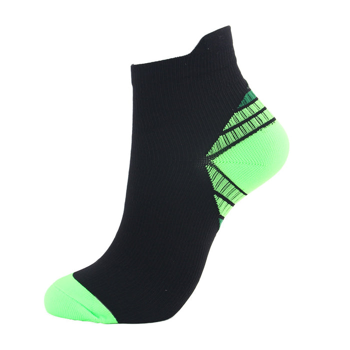 Chaussettes de compression de la cheville en gros hommes et femmes chaussettes en nylon JDC-Sk-Fengr004
