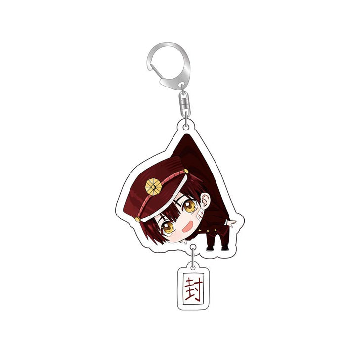 Wholesale Keychains For Backpacks ground-bound juvenile Hanako-jun transparent pendant (M) MOQ≥2 JDC-KC-XCai014
