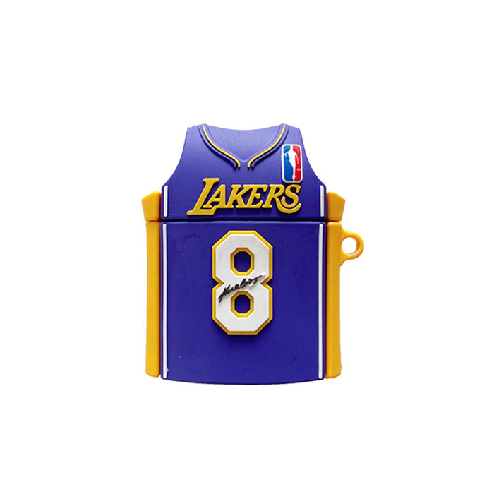 Wholesale Headphone Case Silicone Basketball Jersey Signature Airpods1/2 Protective Cover JDC-EPC-ChangPX013