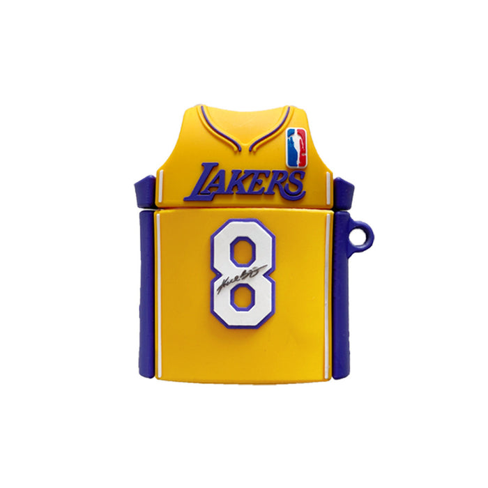 Wholesale Headphone Case Silicone Basketball Jersey Signature Airpods1/2 Protective Cover JDC-EPC-ChangPX013