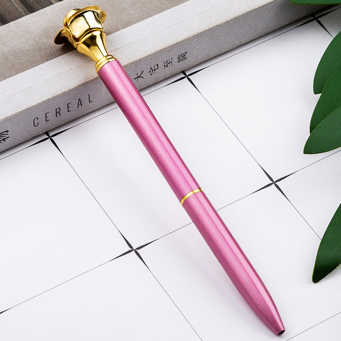 Pen de bolígrafo de metal de rosa al por mayor MOQ≥2 JDC-BP-HUAH072