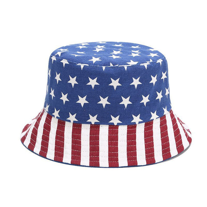 Wholesale 4th of July Independence Day Canvas Bucket Hat JDC-FH-LvYi020