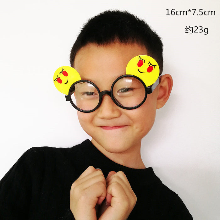 Wholesale Sunglasses Plastic Frame Funny Birthday MOQ≥2 JDC-SG-ChuY001