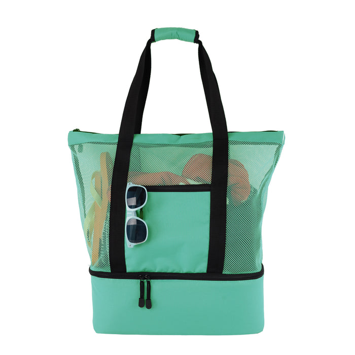 Wholesale thermal insulation and cold storage outdoor portable picnic beach bag JDC-BB-ZhongY001