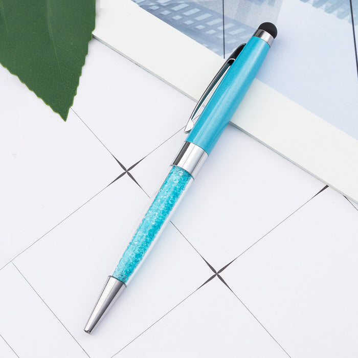 Pen de bolígrafo capacitivo de lápiz de metal de diamante al por mayor JDC-BP-Huah035