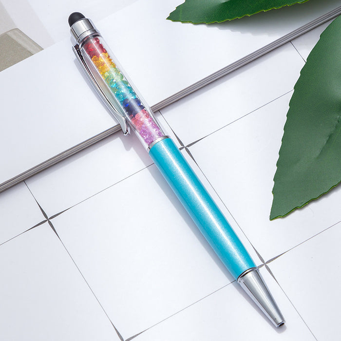 Wholesale metal new crystal metal ballpoint pen MOQ≥2 JDC-BP-Huah49