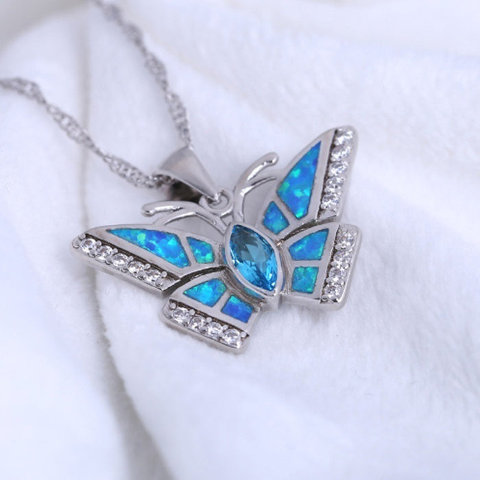 Wholesale Necklace Alloy Butterfly JDC-NE-RunT001