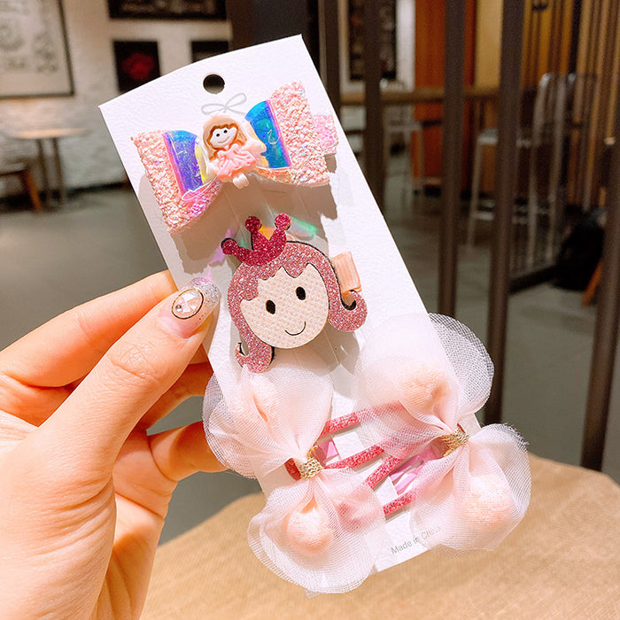 Wholesale children hairpin ice princess girl hair accessories JDC-HC-ShaoK005