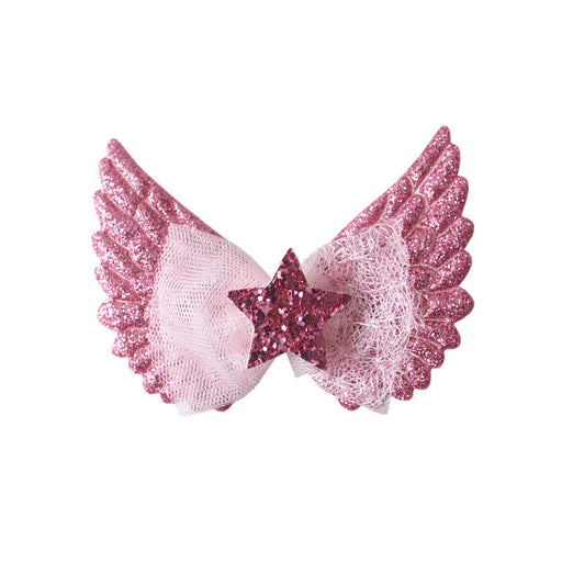 Jewelry WholesaleWholesale Angel Wings Cute Kids Hair Clips Lace Bow Hair Clips （F）JDC-HC-Manlun011 Hair Clips 漫沦 %variant_option1% %variant_option2% %variant_option3%  Factory Price JoyasDeChina Joyas De China