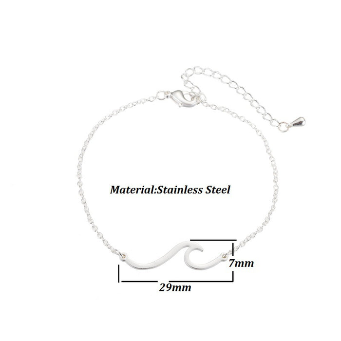 Wholesale Bracelet Titanium Wave Adjustable JDC-BT-SS005