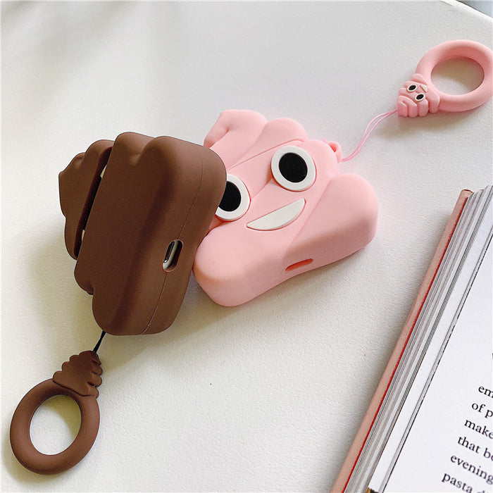 Wholesale Headphone Shell Silicone Funny Expression Pack Airpods1/2 Protective Cover JDC-EPC-YSD023