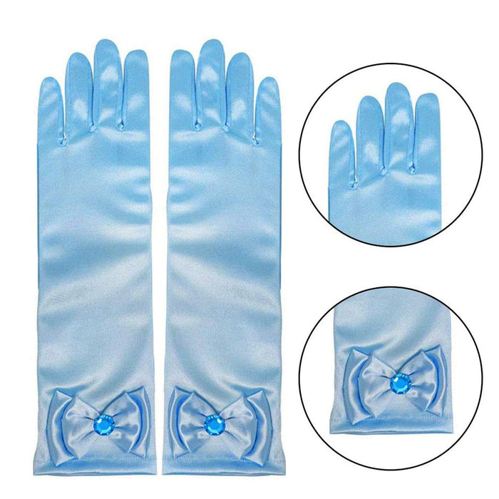 Wholesale Jewelry Sets Plastic Cloth Princess Gloves Rings Necklaces Earrings Crown Magic Wands Children MOQ≥3 JDC-ES-LanTing001