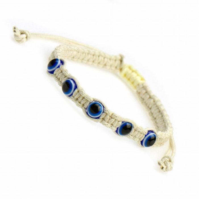 Wholesale Bracelet Wax Thread Plastic Devil's Eye MOQ≥2 JDC-BT-YonY009