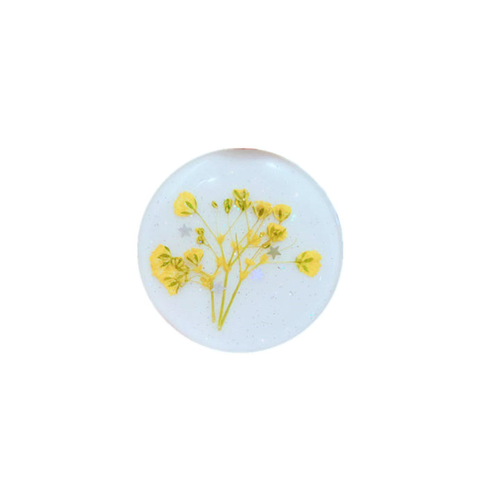 Wholesale Grip TPU Glitter Powder Real Flower Dried Flower Airbag MOQ≥2 JDC-PS-HWei004