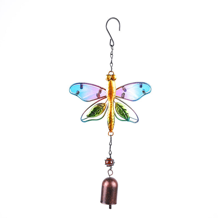 Wholesale Hummingbird Metal Iron Glass Wind Chime JDC-WC-ZYang004