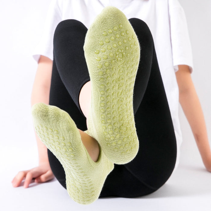 Calcetines de yoga profesionales de silicona al por mayor de silicona JDC-SK-MANP009
