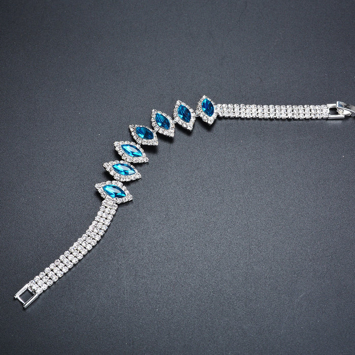 Brazalete al por mayor Cobre Diamond Crystal Bracelet JDC-BT-BIS033