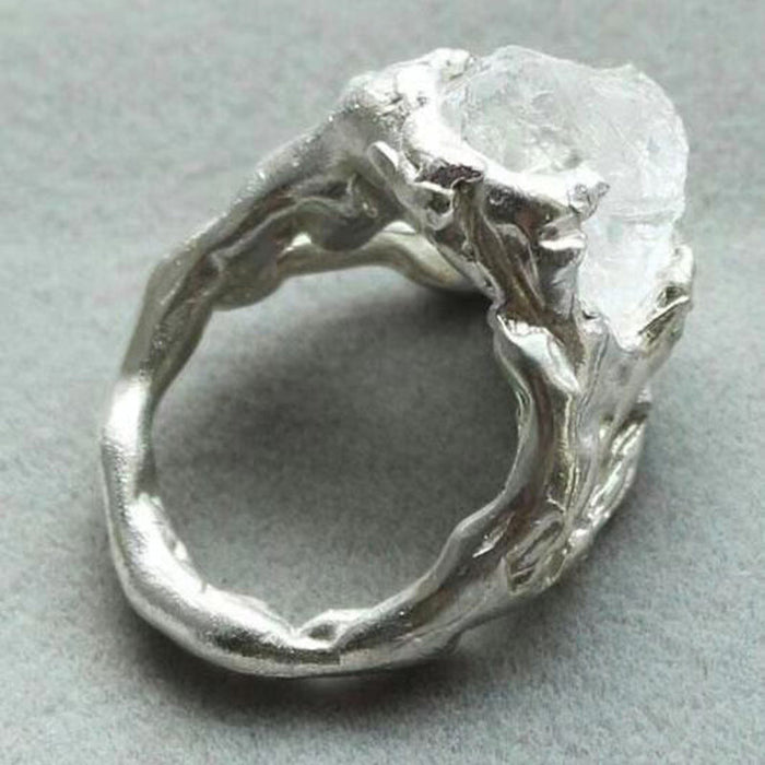 Wholesale Rings Alloy Irregular Crystal MOQ≥2 JDC-RS-HuiT001