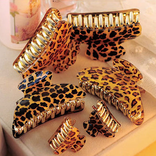 Jewelry WholesaleWholesale Leopard Print Grab Clip Hair Clip Acrylic Butterfly Clip JDC-HC-D106 Hair Clips 晴雯 %variant_option1% %variant_option2% %variant_option3%  Factory Price JoyasDeChina Joyas De China