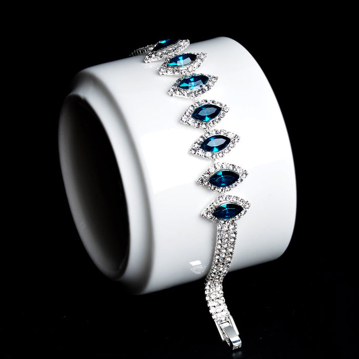 Brazalete al por mayor Cobre Diamond Crystal Bracelet JDC-BT-BIS033