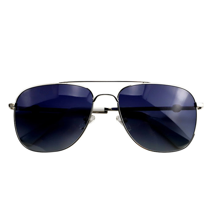 Wholesale TAC Lens Retro Double Bridge Men's Polarized Sunglasses MOQ≥2 JDC-SG-LuoL002