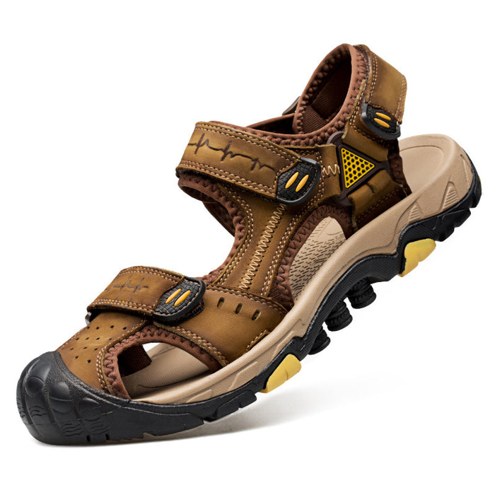Wholesale Men's Beach Shoes 2 Casual Wading Sandals JDC-SD-JLF004
