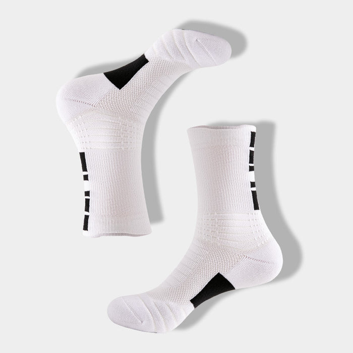 Wholesale basketball socks men's thickened mid-tube professional JDC-SK-ManP007