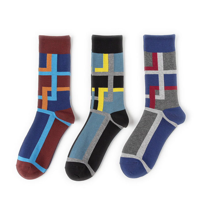 Wholesale socks fabric bamboo fiber business socks breathable and comfortable JDC-SK-HuiHe017