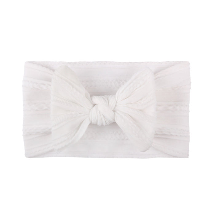 Wholesale Hair Tie Nylon Soft Comfortable Bow Knot For Children JDC-HD-ML035