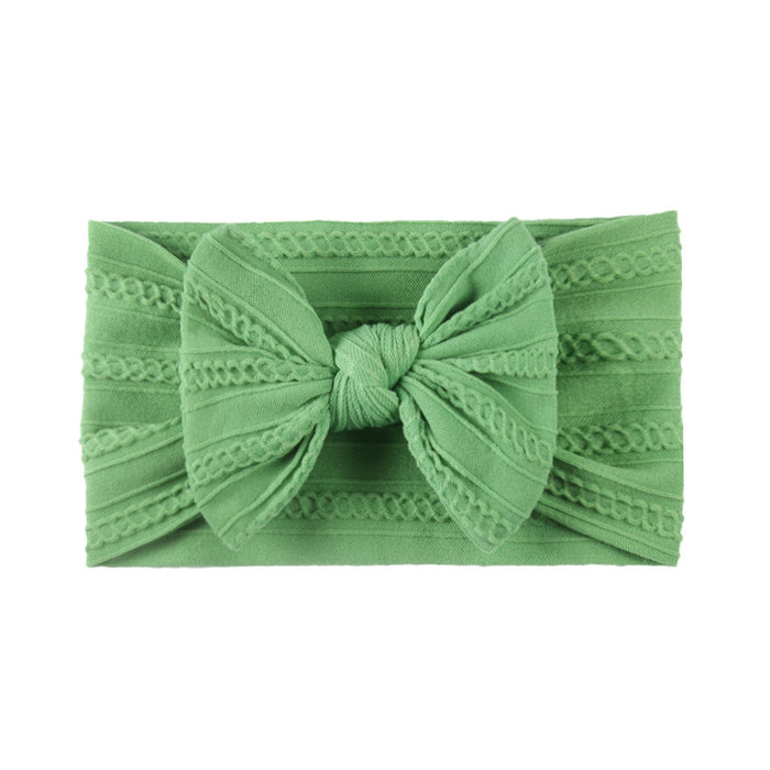 Wholesale Hair Tie Nylon Soft Comfortable Bow Knot For Children JDC-HD-ML035
