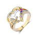 Jewelry WholesaleWholesale Heart Shape Mother's Day MOM Alloy Ring JDC-RS-LongR001 Rings 龙瑞 %variant_option1% %variant_option2% %variant_option3%  Factory Price JoyasDeChina Joyas De China