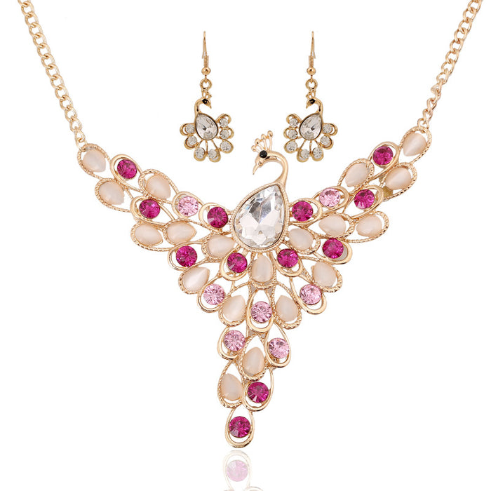 Wholesale earrings alloy colored gemstones MQO≥2 JDC-ES-zhuoq017