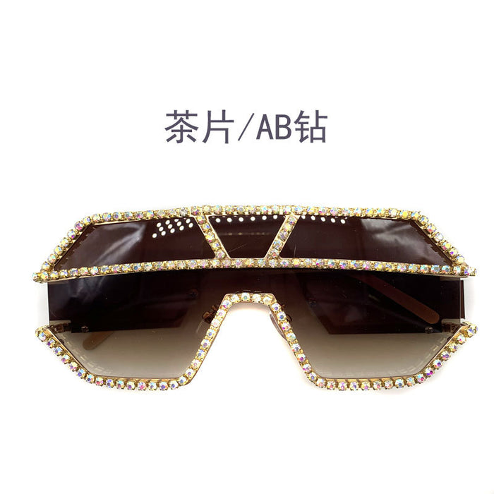 Wholesale PC Lens Diamond Sunglasses (F) MOQ≥2 JDC-SG-GuiM014