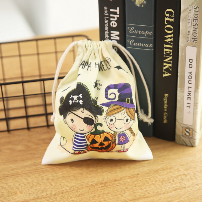 Wholesale Toys Candy Bags Canvas Drawstring Bags Children's Halloween JDC-FT-YongW001