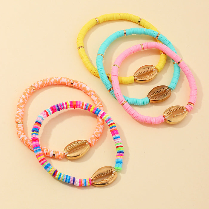 Jewelry WholesaleWholesale pottery beach wind shell bracelet JDC-BT-NZ042 Bracelet 奈珠 %variant_option1% %variant_option2% %variant_option3%  Factory Price JoyasDeChina Joyas De China