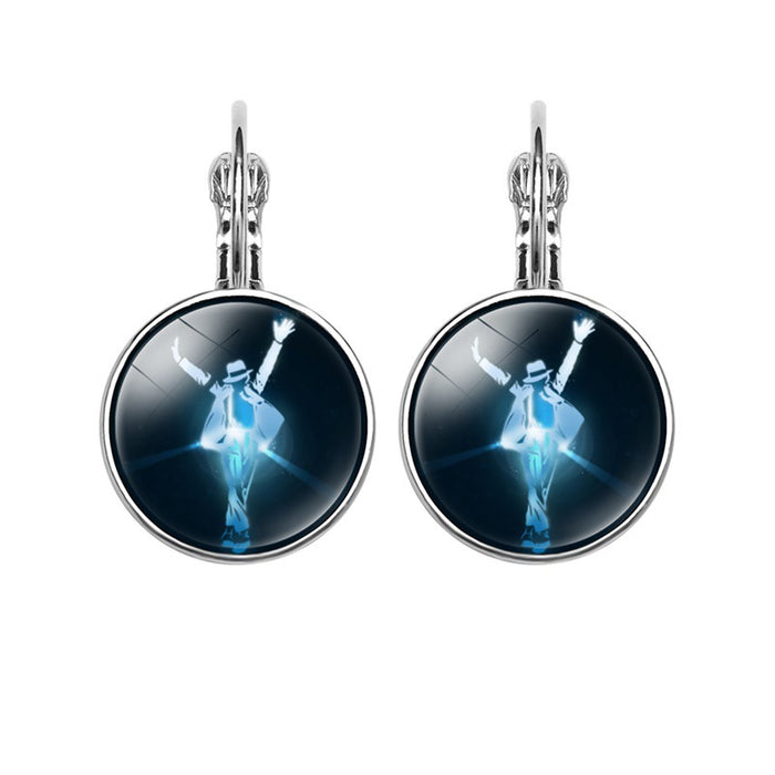 Wholesale Earrings Metal Time Gem Crystal Ear Hooks JDC-ES-NH014