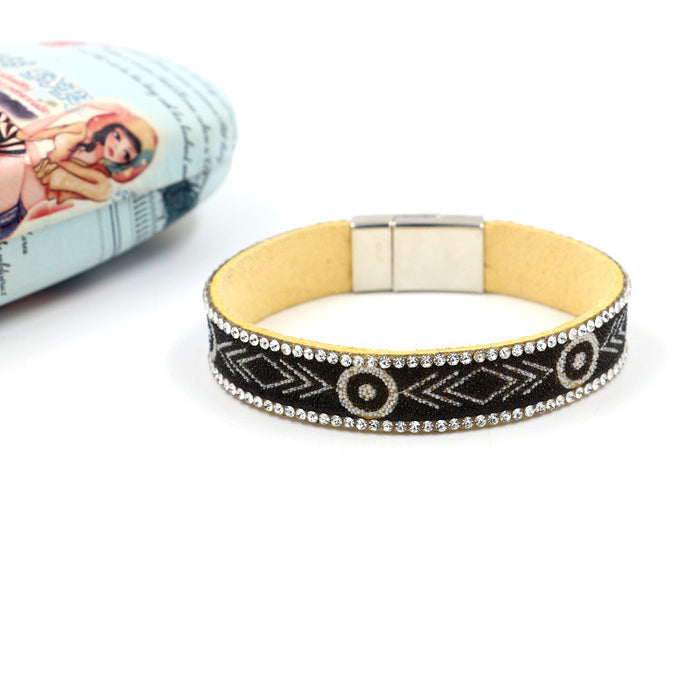 Jewelry WholesaleWholesale Fashion Millet Pearl Velvet Diamond Bracelet MOQ≥2 JDC-BT-KN004 Bracelet 酷牛 %variant_option1% %variant_option2% %variant_option3%  Factory Price JoyasDeChina Joyas De China