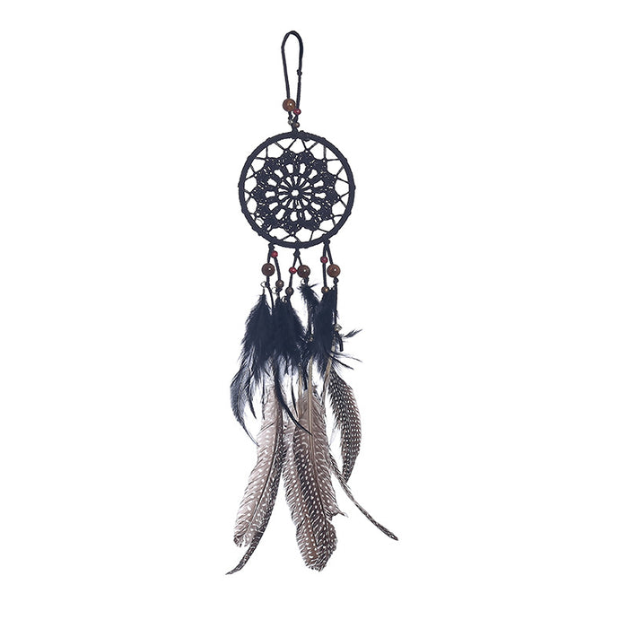 Wholesale Woven Polyester Feather Dreamcatcher JDC-DC-DYue001