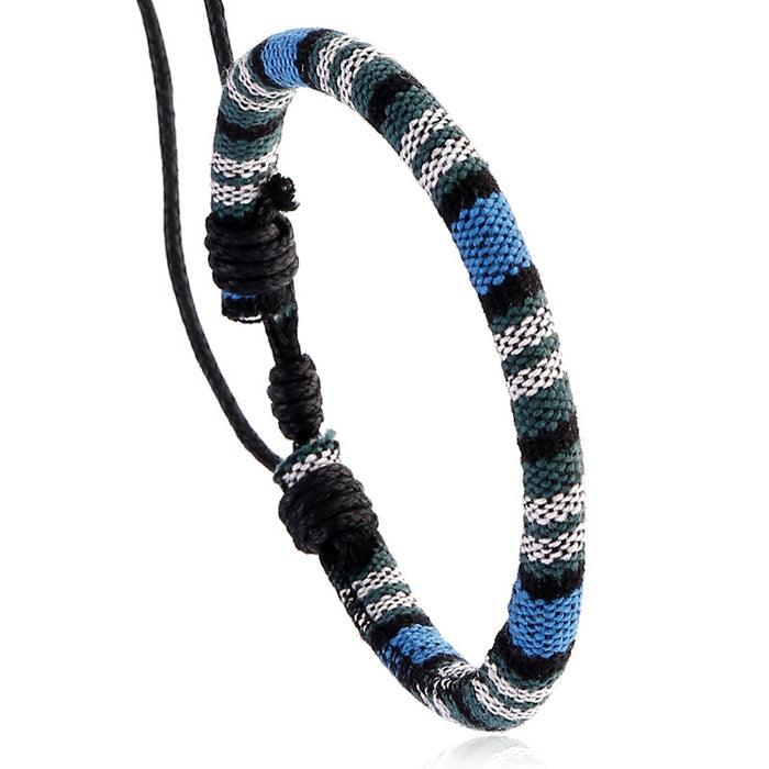Wholesale Boho Ethnic Braided Bracelet JDC-BT-PK024
