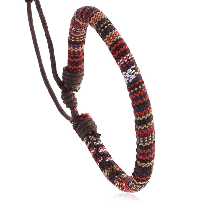 Wholesale Boho Ethnic Braided Bracelet JDC-BT-PK024