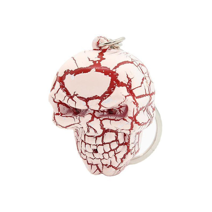 Wholesale Keychain Plastic Halloween Skull Pendant JDC-KC-YKe004