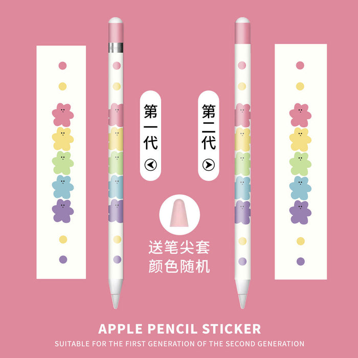 Wholesale Cartoon Apple Pencil Sticker (M) MOQ≥2 JDC-ST-DCS002
