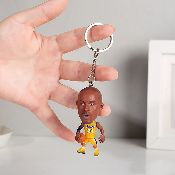 Wholesale basketball doll keychain pendant MOQ≥2 JDC-KC-HLv006