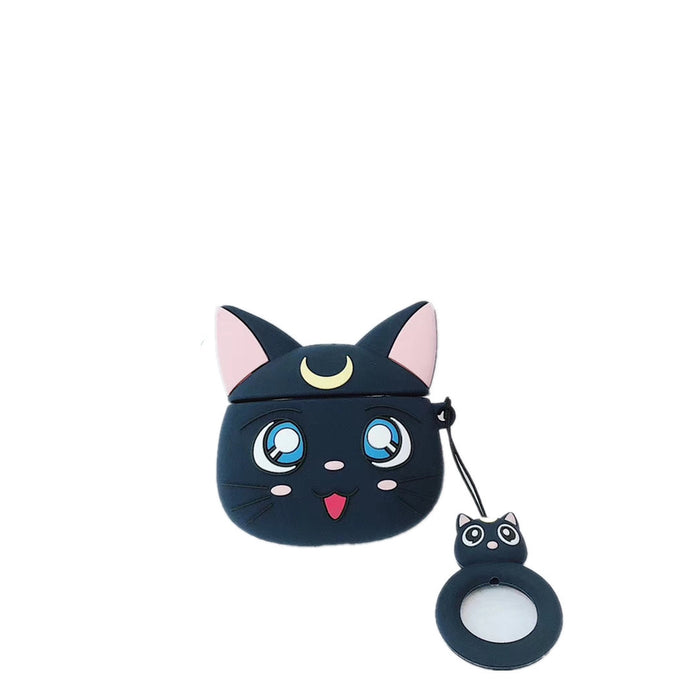Wholesale Headphone Shell TPU Cute Cartoon Cat Protective Case (M) JDC-EPC-TSSR007