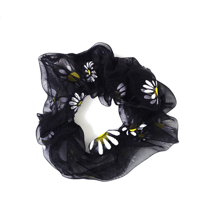 Wholesale large intestine ring hair ring gauze fresh and simple headwear JDC-HS-Manda001