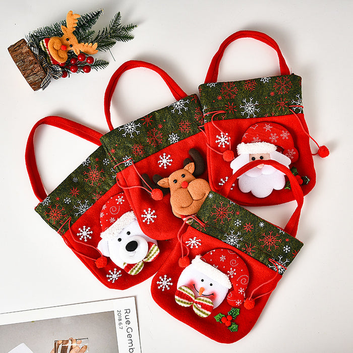 Wholesale Decorative Christmas Cute 3D Doll Candy Bags JDC-DCN-gangl008