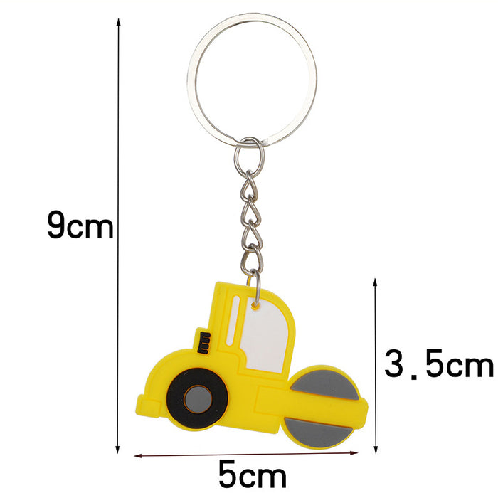 Wholesale Keychain PVC Cartoon Digger Keychain MOQ≥2 JDC-KC-XinH001