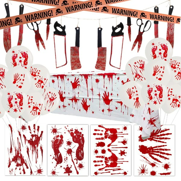 Wholesale PVC Halloween New Horror Party Pull Flag JDC-OS-HPai001