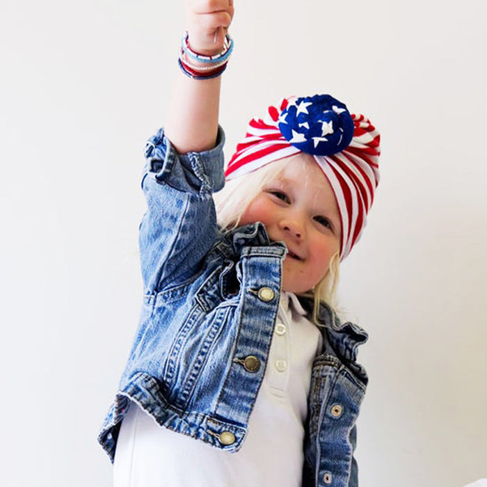 Wholesale 4th of July Independence Day Kids Decorative Hat Baby Ball JDC-FT-QiuN002