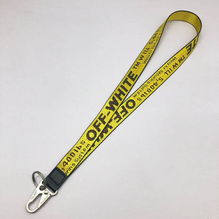 Wholesale Keychains Alloy Canvas Embroidery English Letters Lanyard (F) MOQ≥2 JDC-KC-HQiu003